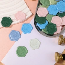 Восковая этикетка-наклейка с тиснением, цветная, для свадебных приглашений, с эффектом «огненной краски», для международной пересылки