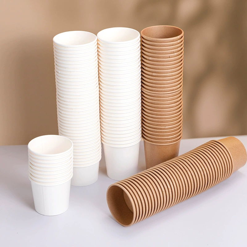 喇叭花 Small Try Cup Mini Tasting Small Paper Bowl Ice Cream Paper Cup Small Paper Cup Disposable Sauce Cup