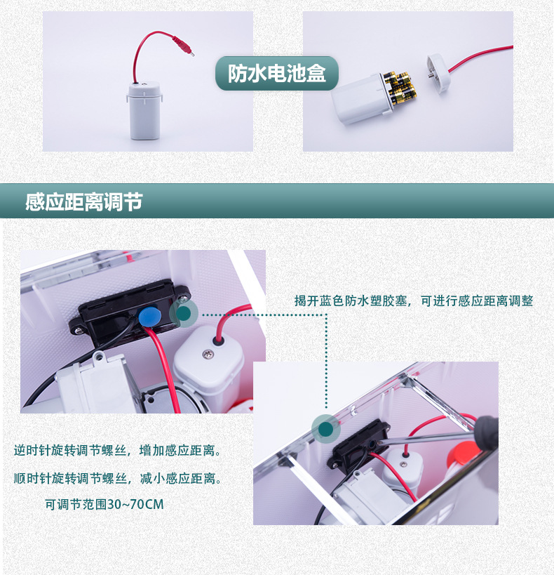 The intelligent sensor water tank for manual and automatic dual-purpose bathroom automatically flushes urine and feces in different levels undefined