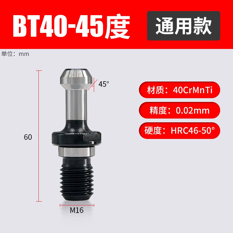 CNC рукоятка фрезерного станка BT30 BT40 BT50: высшая точность, выемка отверстий из воды и вытяжка внутреннего холодного гвоздя 45° 60° 90°