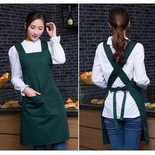 围裙厨房布料家用厨房做饭围裙韩版时尚背心式成人防油工作服