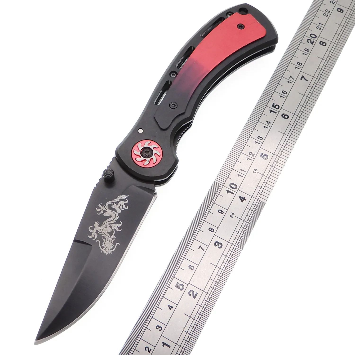 工厂直供跨境热销户外多功能刀铝合金刀柄不锈钢刀刃户外折刀割刀