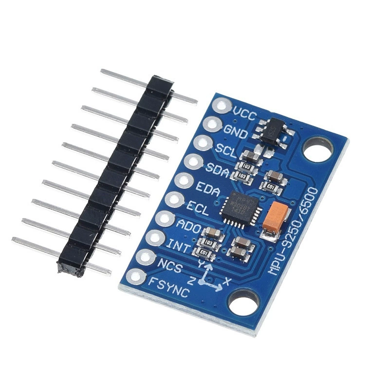 MPU-9250 GY-9250 Модуль девятиосевого датчика I2C/SPI коммуникационное Трехосное ускорение магнитного поля