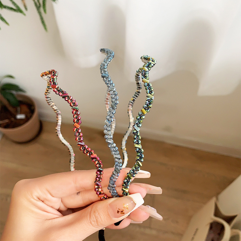 Sparkling Rhinestone Headband For Women - Elegant Hair Accessory_voghion.com