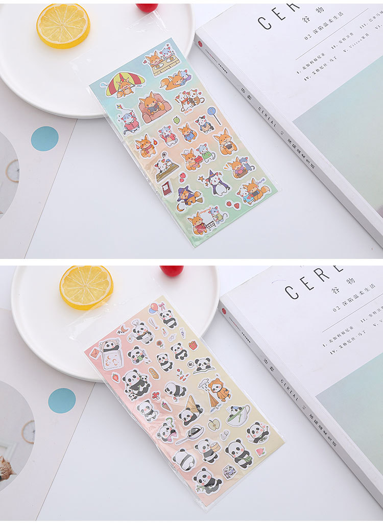 Cartoon Children's Self-adhesive Reward Stickers Three-dimensional Bubble Stickers display picture 2