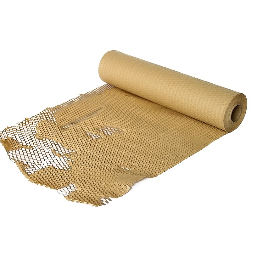 Papel de embalaje de papel de panal regalo buffer de regalo material de relleno anticolisión Bolsa de papel de panal de papel Kraft joyería cosméticos