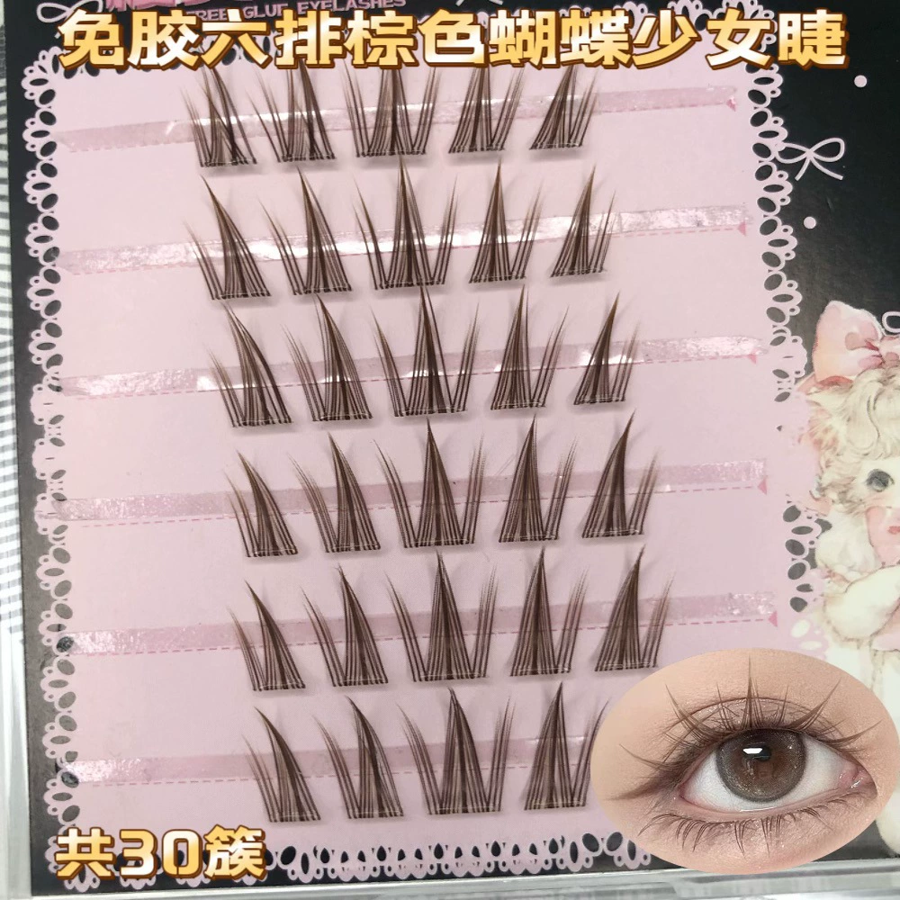 False Eyelashes, mixed capacious sets, custom European style, glue-free options