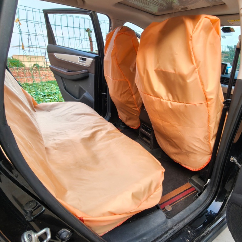 Full-cover car seat covers, anti-dirt and anti-stain, universal size, Amazon cross-border ebay full rear seat three-piece set