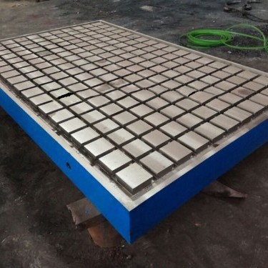 定制 铸铁焊接平台 T型槽装配多功能检测划线平板 大型机床底座