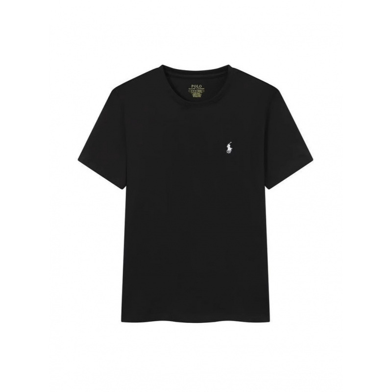 fashionable cotton T-shirt with a round collar