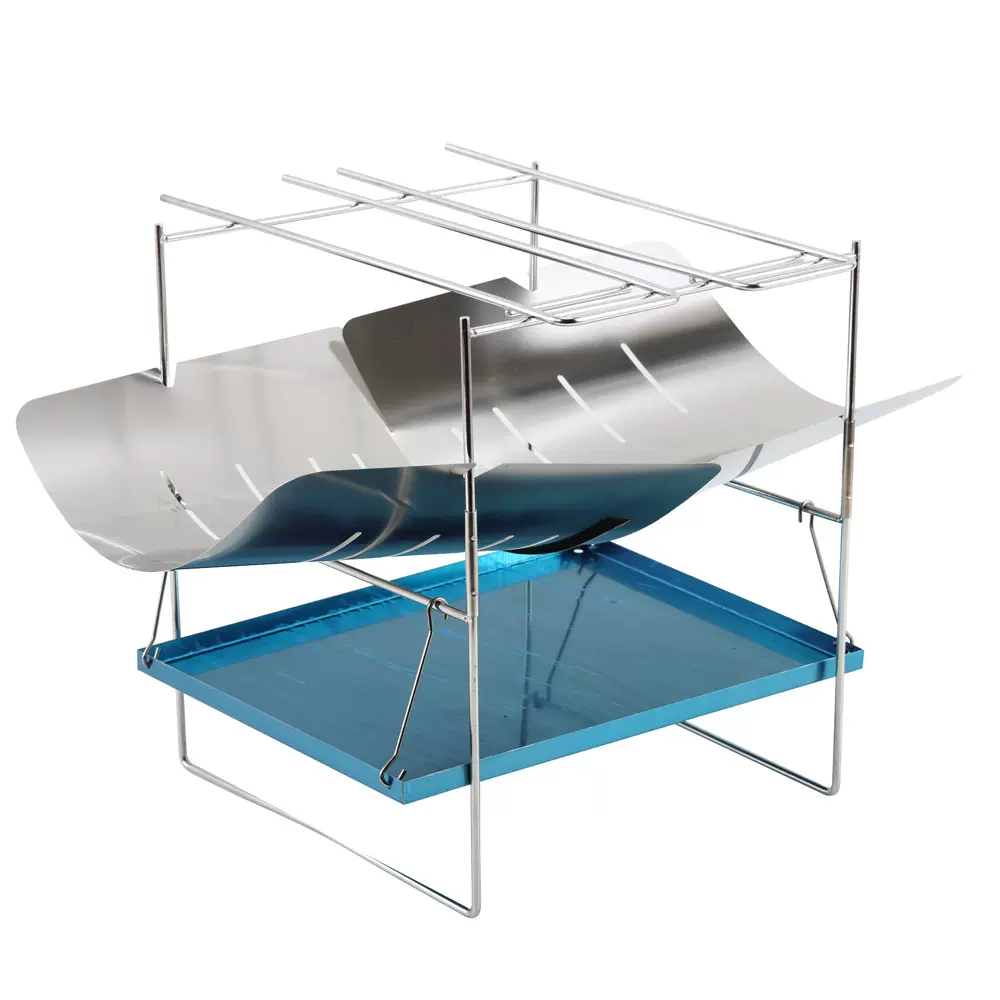 户外野营不锈钢折叠易收纳焚火台BBQ篝火盆烧烤架焚火架柴火炉子