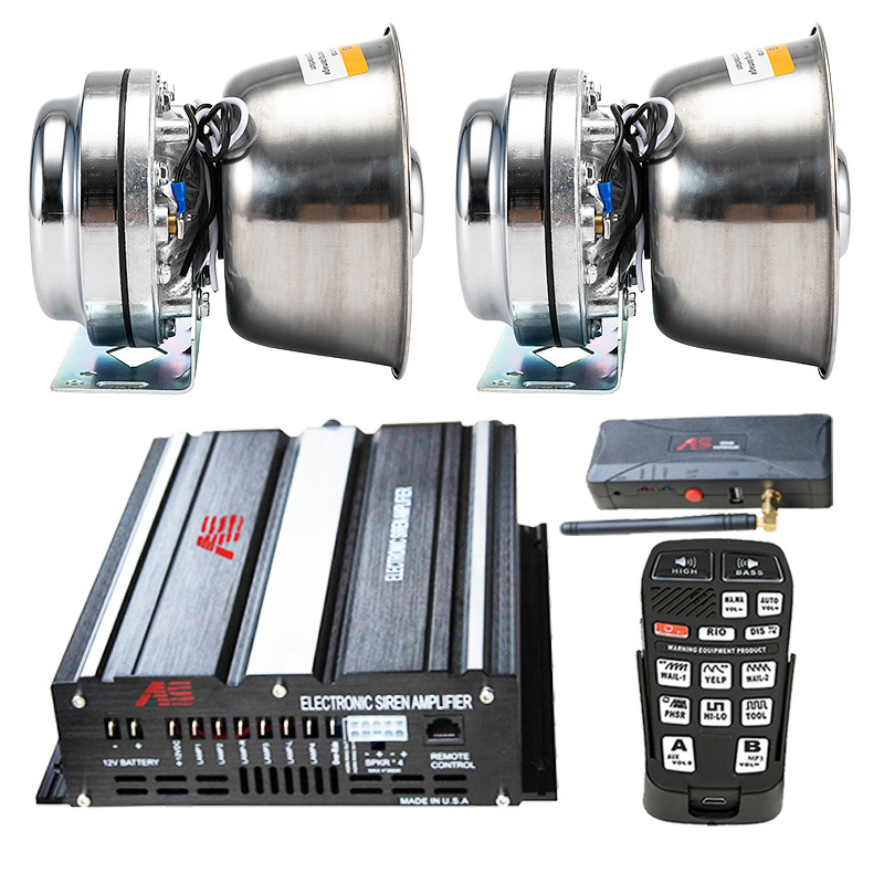 Wireless siren horn amplifier, loudspeaker, high-frequency speaker, 600W alarm, A10R5 + stainless steel horn
