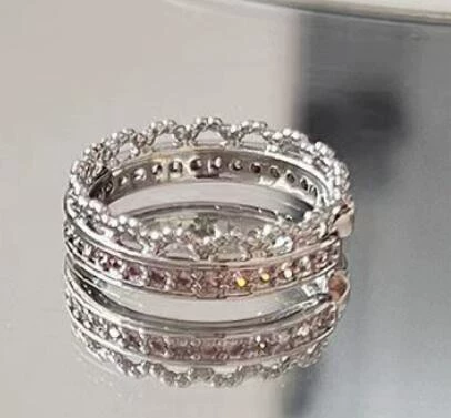 Adjustable Retro Ring, Moonstone Accent, Small Light-Luxury Style for Index Finger