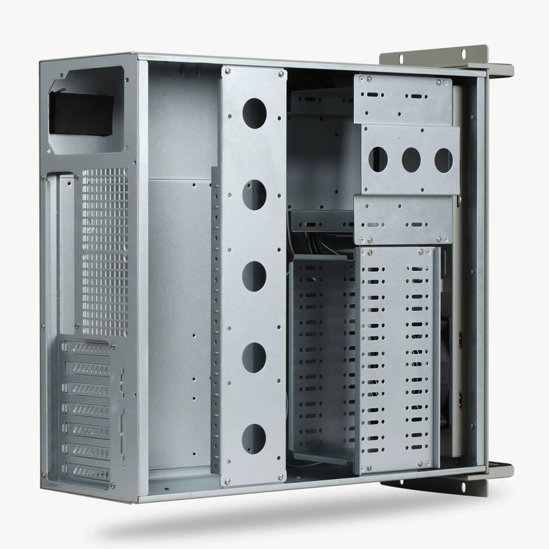 Стандартный индустриальный корпус контроллера 4u M4U450Gray для видеорегистратора DVR, индустриальный компьютер, совместим с ATX материнской платой