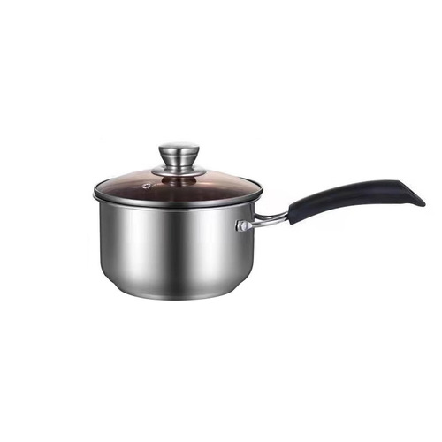 Stainless steel thickened cooking pot, steamer, soup pot, cooking pot for home use, hot milk mini milk pot, baby food pot