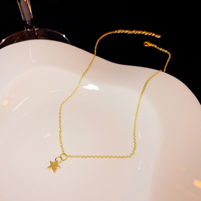 Star, Moon, Heart Shape Pattern Women'S Gender Casual Star Moon Heart Shape Alloy Plating Women's Pendant Necklace