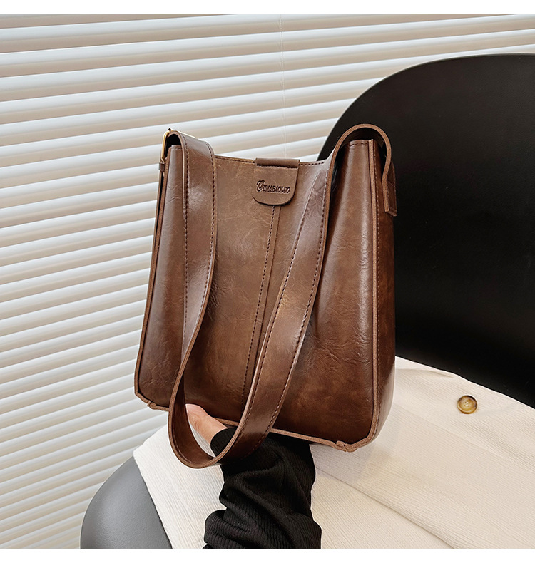 New fashionable and versatile women's single-shoulder bag and women's bag, a best-selling large-capacity bucket bun for European and American foreign trade undefined