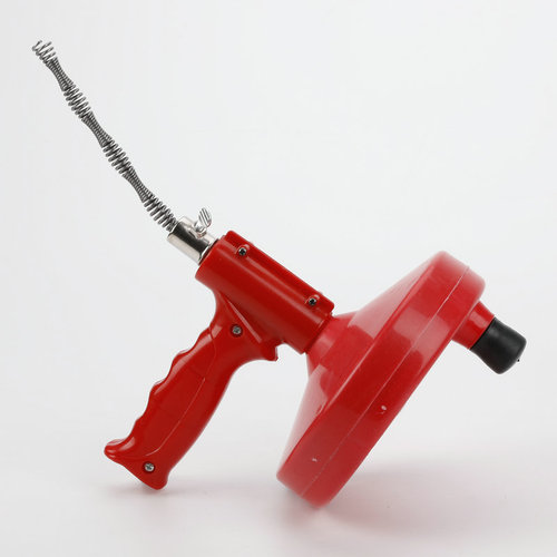Home sink cleaner, hand-crank pipe cleaner, manual clearing and cleaning tool, drain cleaner