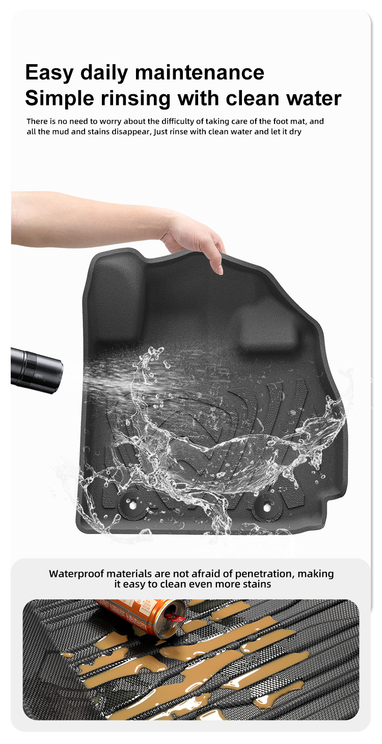 Suitable for 15-25 Models of Proton Persona/Iriz Car Floor Mats Tpe Floor Mats and Trunk Mats