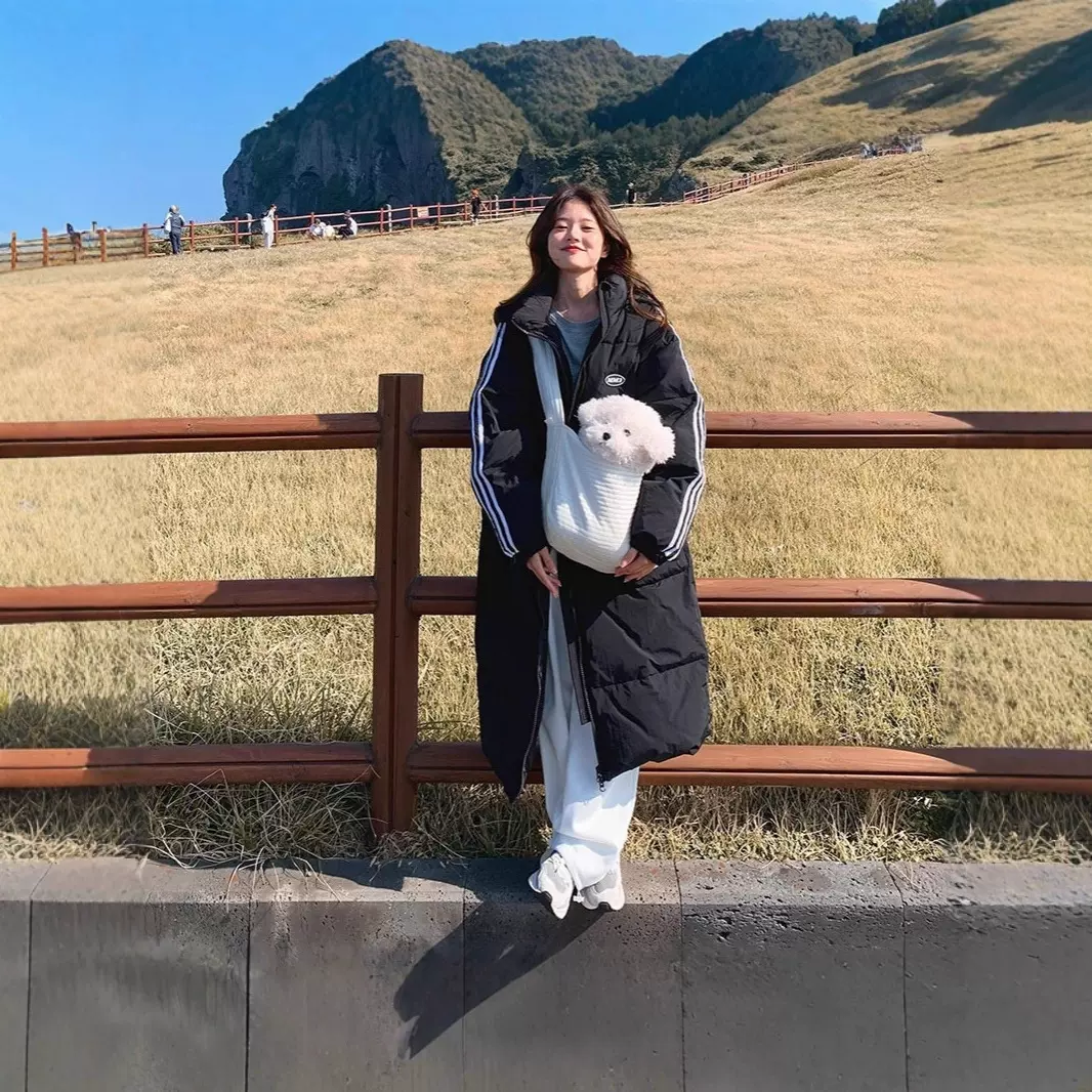 中长款保暖棉衣棉服女冬2024新款过膝学生宽松加厚棉袄外套面包服