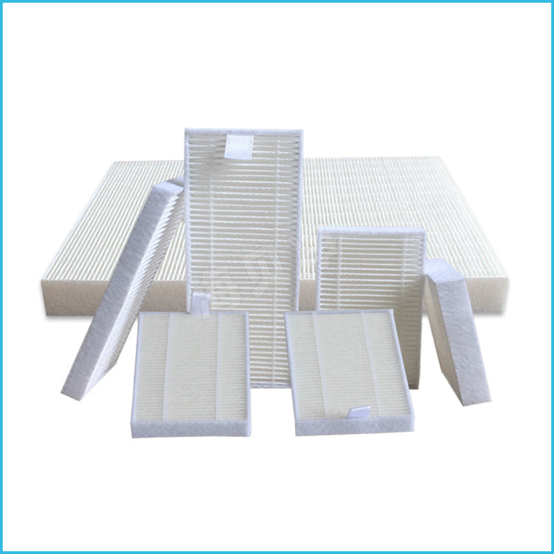 hepa滤芯 空气净化器PP折叠无框贴边hepa滤纸 纸框HEPA过E18