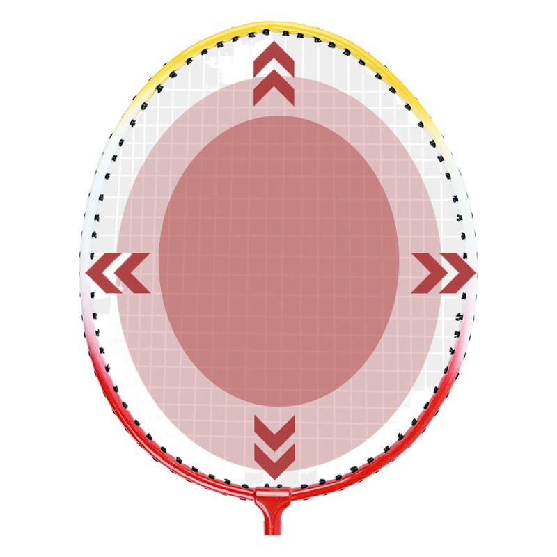 Bushika raqueta de bádminton práctica primaria entretenimiento al por mayor split dos-pack estudiante raqueta de bádminton traje de generación de pelo