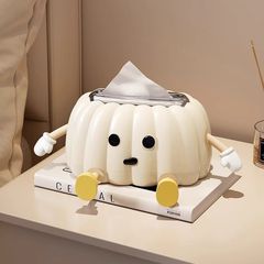 高品質の収納ボックス、リビングルームのかわいいティッシュボックス、クリーム家庭用スプリングコーヒーテーブル紙箱、クリエイティブなデスクトップナプキン