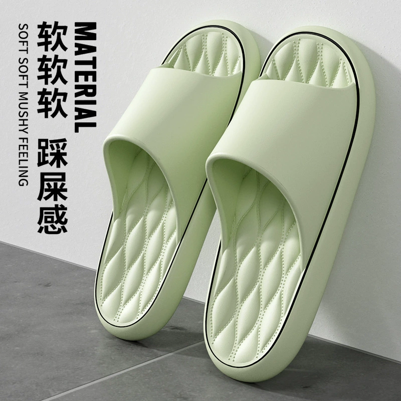 Тапочки Мужская летняя ванная комната купание нескользящая мягкая подошва дезодорант износостойкий в помещении