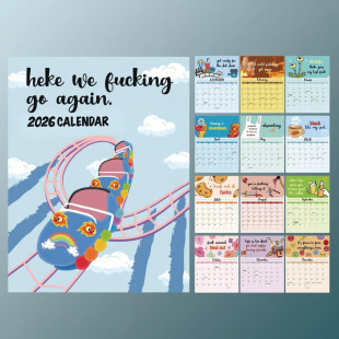 2026 Calendar - Roller Coaster �^ɽ܇���v�������՚v