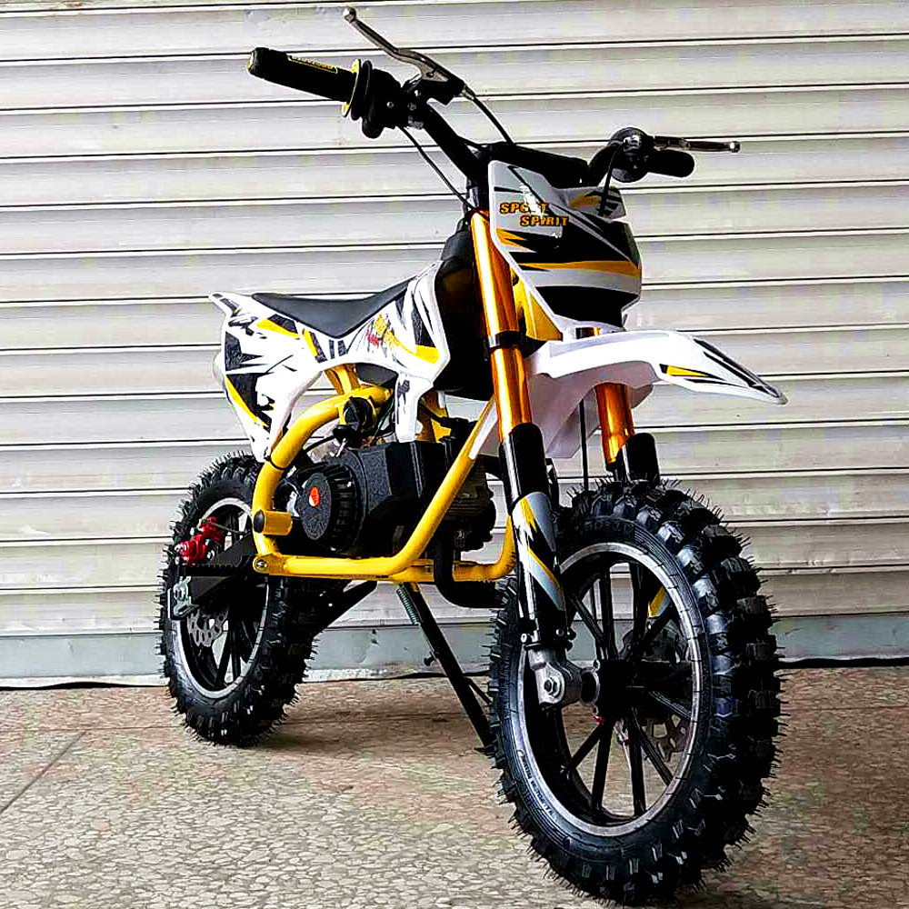 Niños 49cc KTM pequeño vehículo todoterreno todo terreno vehículo de playa ATV cuatro ruedas motocicleta de dos ruedas certificación de seguridad de seguridad