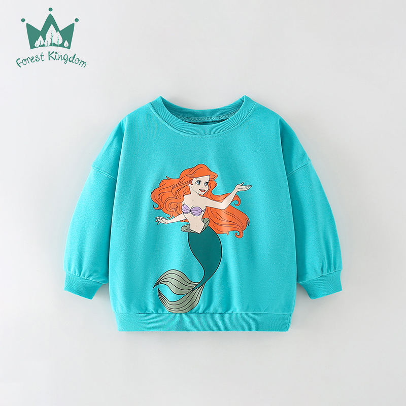 Suéter de las nuevas muchachas ropa de otoño para niños camisa de manga larga para niños suéter de las niñas de dibujos animados europeos y americanos