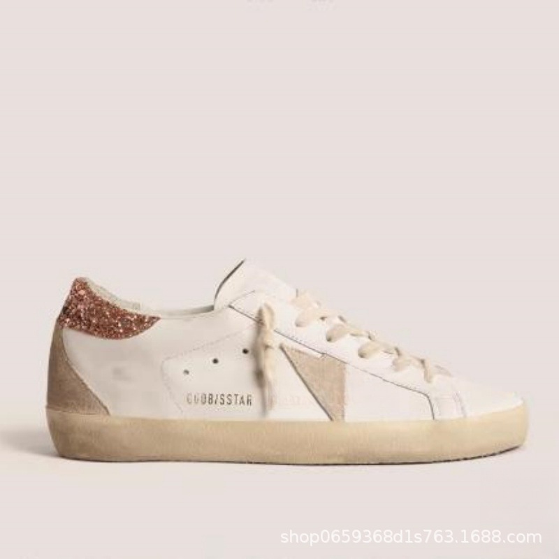 GG casual hacer viejas estrellas pequeñas zapatos sucios para mujeres nuevos zapatos de tablero rojo red de altura interior zapatos sucios zapatos de piel de vaca pequeños zapatos blancos