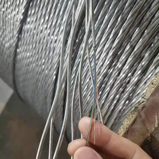 120 Sections OPGW Fiber Optic Cable Shandong OPGW Fiber Optic Cable Manufacturer 24/48 Core Fiber Optic Cable Aluminum Wrapped Steel Armored Fiber Optic Cable