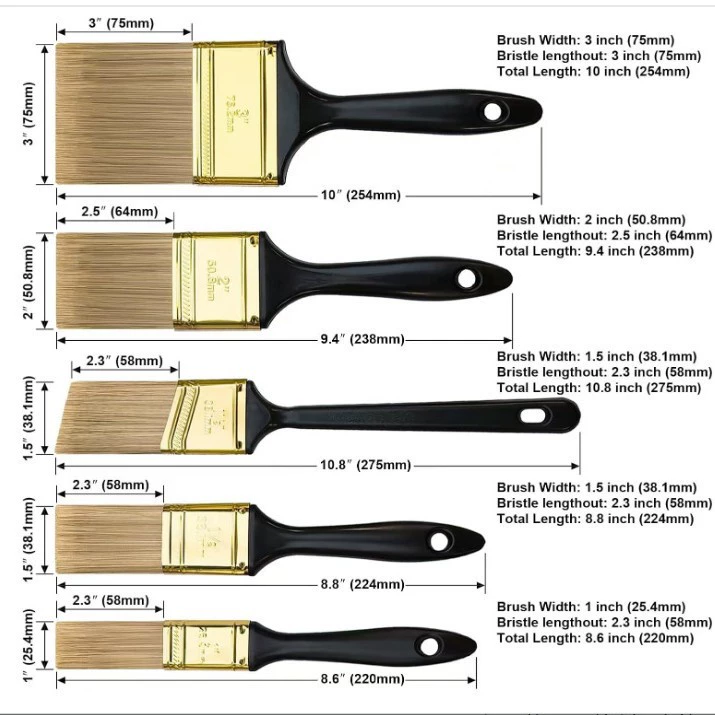 Набор кистей для рисования с золотой железной оболочкой, эксклюзивная электронная коммерция