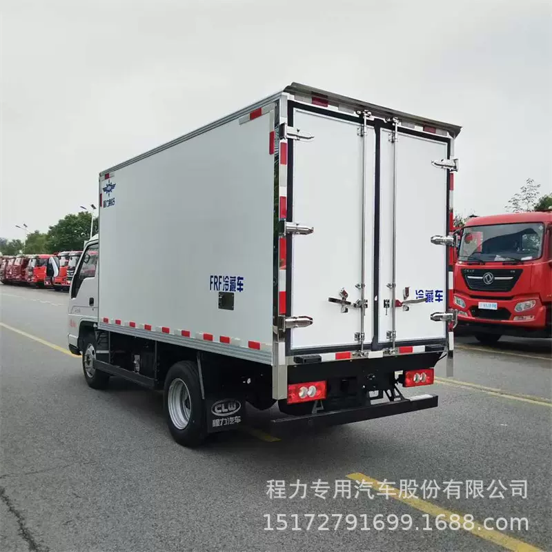 3.5米小型食品保温车冷链车 蓝牌柴油冷冻冷藏车保鲜冷藏运输车