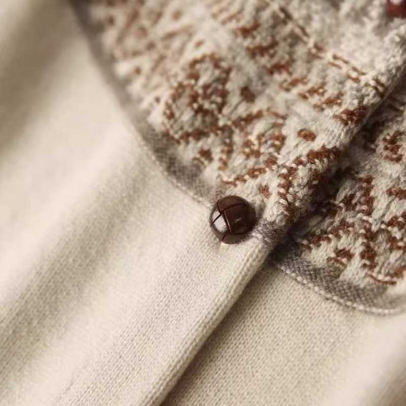 DHOLIC awakens fashion: Nordic Scottish style, Italian craftsmanship, versatile knitted cardigan for women