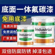 金属氟碳漆底面合一户外涂层钢结构耐酸碱外墙喷涂防腐防锈漆防水