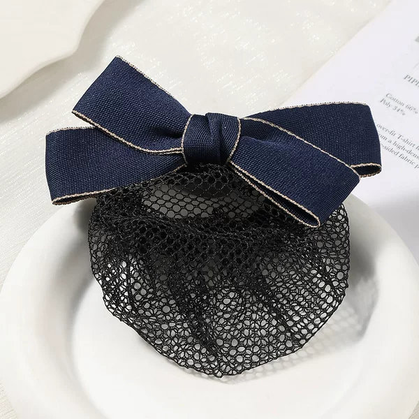 Head flower female professional hair net net pocket bank hotel nurse student flight attendant plate hair stewardess work attendant direct sales