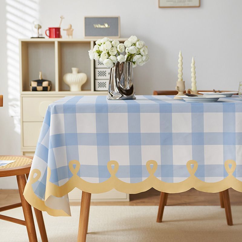 Ins Cream-Style Fresh Tablecloth High-Value Dining Tablecloth Light Luxury Atmosphere Concealing Cloth Dustproof Cloth Ins Cream-Style Fresh Tablecloth High-Value Dining Tablecloth Light Luxury Atmosphere Concealing Cloth Dustproof Cloth