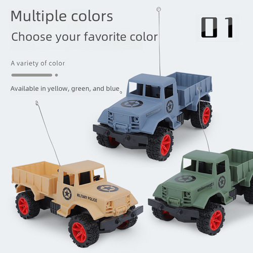 Four-Way Remote Control Off-Road Car Racing Jeep Remote Control Pickup Truck Children Six-Way Alloy Excavator Toy Cross-Border