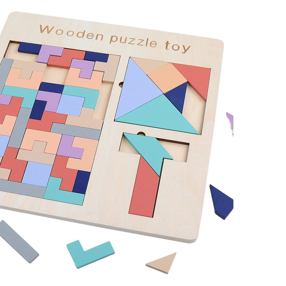 Rompecabezas DE LOS NIÑOS juguetes educativos inteligencia desarrollo cerebro educación temprana niños niñas Tetris bloques construcción