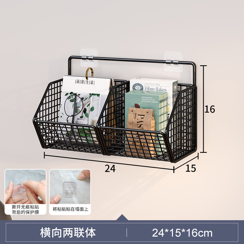 Baño de madera sólida en la pared del soporte del soporte del secador de pelo sin perforación del dormitorio colgar toallas para colocar toallas de papel estante de cosméticos