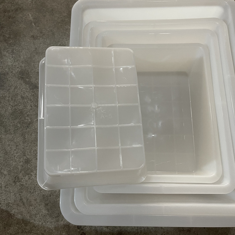 现货加厚白色塑料冰盆长方形方盆食品盒冷冻盆酒店烧烤麻辣烫冰盆-阿里巴巴