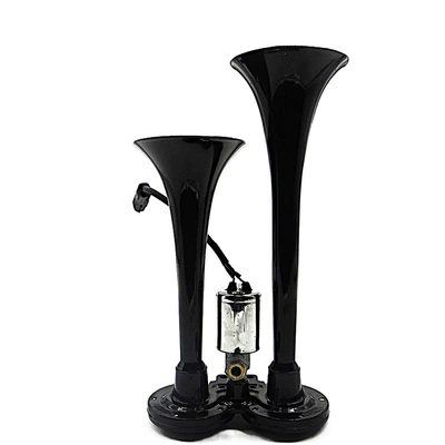 Customized Large Dual-Tone Air Horn 12V24V Dual-Tube Air Horn Car Manufacturer Truck Air Pump Electric Tweeter (Car horn/tweeter) - dql211-24v-6mm