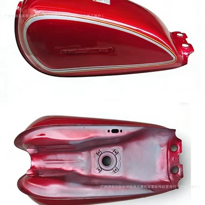 Motorcycle Parts Suzuki Prince Gn125 Electric Fuel Injection Fuel Tank Hj125-8 Prince National Standard Iv Electric Fuel Injection Fuel Tank (Fuel tank) - red
