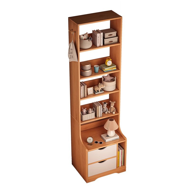 Estante de almacenamiento simple, escritorio de cabecera, dormitorio moderno simple, estante de libros multifuncional, estante de almacenamiento pequeño.