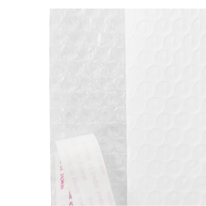 Bolsa de burbuja de película nacarada de compuesto Blanco Bolsa de sobre de burbuja impresión logística bolsa de burbuja Express