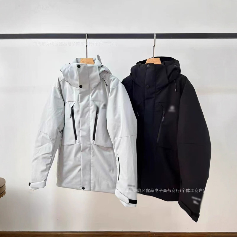 莆田高端太阳石羽绒服冲锋外套高帽领防风雪高效保暖男女时尚简约|undefined