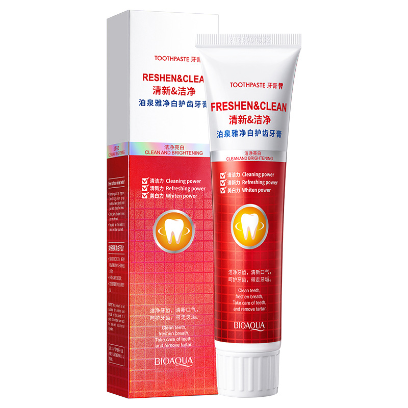 Pasta dental blanqueadora Boquanya, espuma densa para una limpieza profunda, refresca el aliento y cuida los dientes, pasta dental al por mayor. image 6