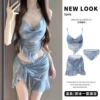 Gray blue (three-piece set)